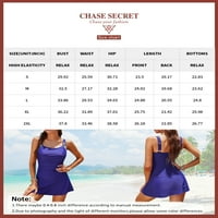 Chase Secret Women Tummy Control One kupaći kostim kupaći kostim Swimress Restred Trake Plus Veličina