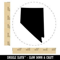 Gumeni pečat od silhoueta Nevada država za čišćenje žigovanja - velika