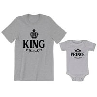 Kraljevska majica Kraljevska grafička prestolona prestolona Kneznica Baby Bodysuit Dječja majica Toddler