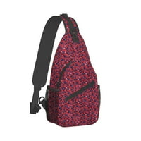 Borovnica jagode ruksak za kosa za rezanje košnice Crossbody Rame Torba za planinarenje Travel Women