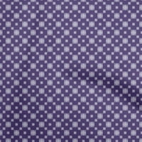 Onuone Velvet Violet tkanina Azijska Ikat haljina Materijal Materijal Ispis Tkanina sa dvorištem Širokom