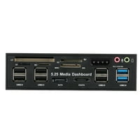 Višenamjenski USB 3. HUB ESATA SATA port Interni čitač kartica Dashboard Media Front Panel AUDIO za