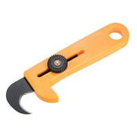 Uxcell uvlačivi komunalni nož, BO CUTTER Slovo otvarača za džepne noževe, žuti