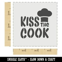 Poljubiti kuhar kuhanje chef diy cooki zidni šablon
