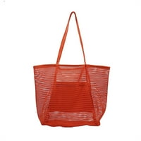 Nova mrežasta torba za rame modna lagana torba za kupovinu plaža mreža za plažu Ženska torba za špediciju
