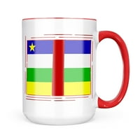 Neonblond Central Afrička republička zastava Poklon za ljubitelje čaja za kavu