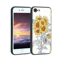 Kompatibilan sa iPhone telefonom, suncokretovom cvijećem - Silikonca kućišta za silikon za tinejdžer