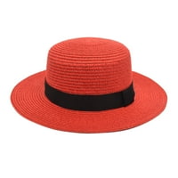 Twifer Unise Fashion Retro zapadno kaubojski jahački šešir širokog kapa za slamu Kapu za slobodno vrijeme