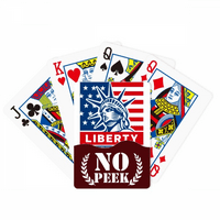 Američka zastava sa libertom statua statua PEEK poker igračke kartice Privatna igra