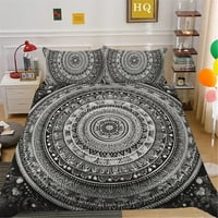 Visokokvalitetni pokrov posteljina sa jastukom sa modnim Bohemia Mandala Home Textil, Queen