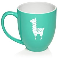 Slatka Llama keramička šalica za kafu poklon čaj za nju, žene, suprugu, mama, sestru, djevojku, prijatelju,
