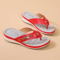 Ljetne sandale za žene Udobne ženske flip flops sandale, papuče ravne flop flop za žene i djevojke Casual