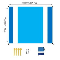 Pompotops d bacajte pokrivač, kamp najlon tri kombinacija boja iz piknika MAT mini plaćena pokrivač