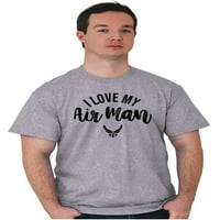 Vazduhoplovne snage Volim svoj USAF Man Muška grafička majica Tees Brisco Marke 2x