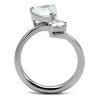 Srebrni ženski prsten Anillo para mujer y ninos unise dece 316L prsten od nehrđajućeg čelika Tabriz