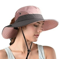 Hanas Soft i udoban šešir za sunčanje za žene UPF + UV zaštita Široka kapa za šešir za ljetni ribolov