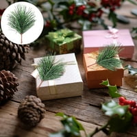 Božićni pirolici umjetni borovi grančice Pine grančice Pire zelene biljke Pine igle za DIY Garland vijenac