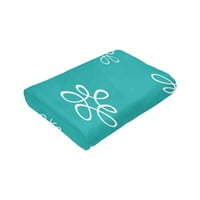 Cyan Spring Flowers baca pokrivač, super mekane flanelne pokrivače od flanela, 40 x30