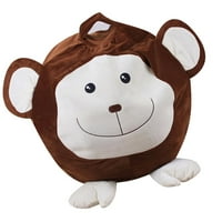 Dječji poklopac dizajna u obliku životinja, meke prekrivače, za plišano skladištenje igračaka majmuna