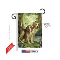 Breeze Decor kućni ljubimci Beagles & Duck 2-strana zastava vrtne utiske - 18. u