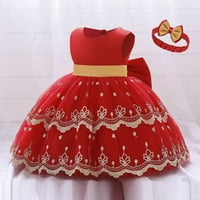 Kamo Toddler Princess Cvjetna haljina za djevojčice za djevojke za rođendanske vjenčanice haljine sa