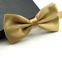 Kaesi luk kravata solidna boja u boji Lako poliester Podesiva luk kravata predvezana za formalne prilike