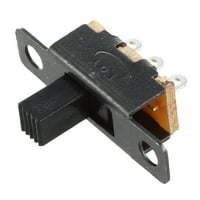5V 0. Mini veličine crni SPDT preklopnik za male DIY elektroničke projekte