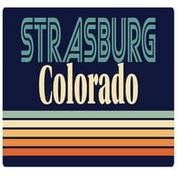 Strasburg Colorado Frižider Magnet Retro Design