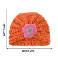 Fcphana dječja vuna traka za glavu visoke gornje šešir toplu jesen i zimsku kosu trake za glavu kapu