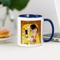 Cafepress - poljubac Klimt krigle - OZ keramička krigla - Novelty caffe čaj čaj