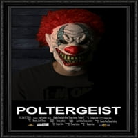 Poltergeist Veliki crni ukrašeni drveni okvir Framed Canvas Movie Poster Art