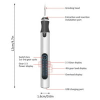 MINI USB DIY nakit Električni gravirajući olovka Mikro gravur bežični rezbarski olovke Rotaciona bušilica