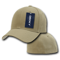 Decky Classic Plain opremljen prekrivljenim računom Baseball HATS CAPS Muškarci Žene Brown