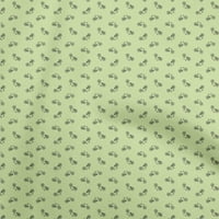 Onuone viskoza šifonska metvica zelena tkanina za bicikle tkanina za šivanje tiskane zanata tkanine