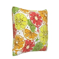 Crtani limunski doodle bacač jastučni poklopci, kvadratni mekani ukrasni jastučni jastuk, 18 x18