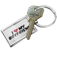 Keychain I Heart volim mog dečka