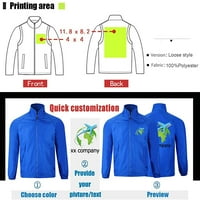 Košulje s dugim rukavima Windbreaker Prilagodite svoje logotipe za radne odjeće za vanjsku reprezentaciju