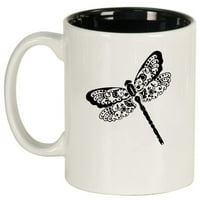Cvjetni zmaj Keramički šalica za kafu poklon čaj za nju, žene, kćer, mama, supruga, djevojku, porodicu,