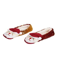 Aaimomet Nejasno papuče Žene Toplo u zatvorenom spavaćoj sobi Bling Bling Božić Santa papuče
