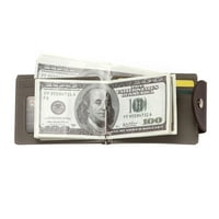 Rosarivae Jednostavna bi-fold torbica od originalnog kože novčanik multi-kartica novčanik za muškarce
