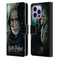 Dizajni za glavu službeno licencirani Harry Potter Smrtly Hallows VIII Severus Snape kožna knjiga Cover