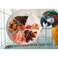Blueek Rotirajuće papagajne igračke ptice hrane za hranu za papagajnu hranu za dispenzer za hranu za