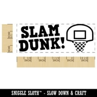 Slam dunk košarkaški učitelj Studentski školski školski samo-inking gumeni markirani mastilo - nebesko