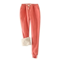 Honeeladyy prodaja Online žene Kašmirske duge hlače sa džepom tople fitness gamaše zimske ruke pantalone