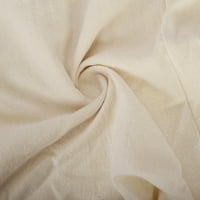Ljetne kratke hlače za žene elastične struke ruffle pamučne posteljine široke kratke hlače Ležerne prilike