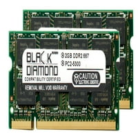 4GB 2x2GB memorijska ramba za Toshiba EQUIUM laptop A200- 200pin 667MHz PC2- DDR SO-DIMM Black Diamond
