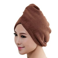 Walbest turban turban prozračan ručnik za sušenje kose mikrofibrani za kupatilo