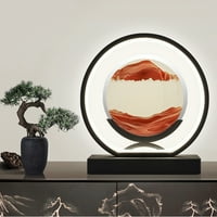 Vikakiooze Promocija na prodaju, stolna lampica koja teče pijesak slika, 3D satna sat, pokretna stočna