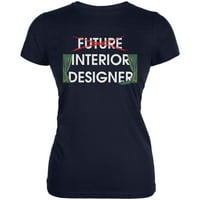 Diplomiranje - Budući dizajner interijera Juniors Mekana majica Navy LG