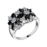 Frehsky prstenovi ženski prsten moda šarene vjenčane zabave prsten bakrene prsten veličine 10